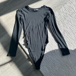 Black Long Sleeve Bodysuit
